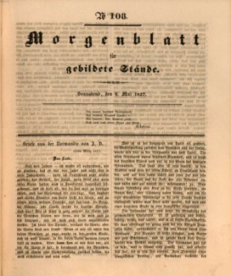 Morgenblatt für gebildete Stände Samstag 6. Mai 1837