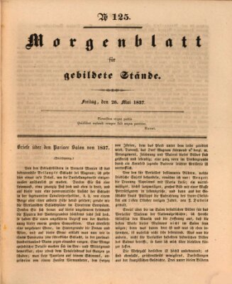 Morgenblatt für gebildete Stände Freitag 26. Mai 1837