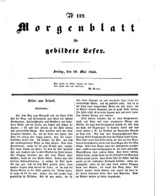 Morgenblatt für gebildete Leser (Morgenblatt für gebildete Stände) Freitag 19. Mai 1843