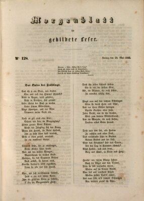 Morgenblatt für gebildete Leser (Morgenblatt für gebildete Stände) Freitag 29. Mai 1846