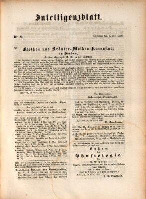 Morgenblatt für gebildete Leser (Morgenblatt für gebildete Stände) Mittwoch 9. Mai 1849