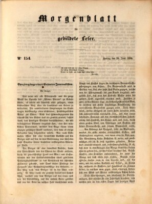 Morgenblatt für gebildete Leser (Morgenblatt für gebildete Stände) Freitag 28. Juni 1850