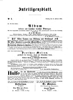 Morgenblatt für gebildete Leser (Morgenblatt für gebildete Stände) Dienstag 11. Februar 1851