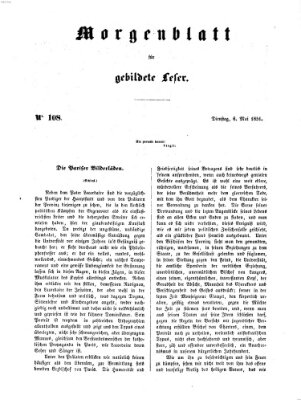 Morgenblatt für gebildete Leser (Morgenblatt für gebildete Stände) Dienstag 6. Mai 1851