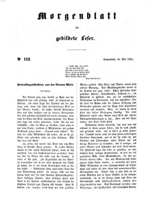 Morgenblatt für gebildete Leser (Morgenblatt für gebildete Stände) Samstag 10. Mai 1851