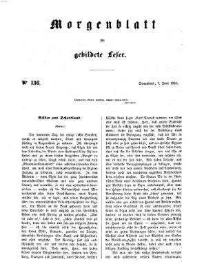 Morgenblatt für gebildete Leser (Morgenblatt für gebildete Stände) Samstag 7. Juni 1851