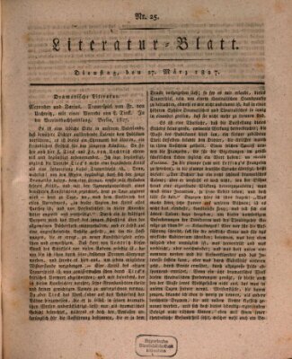 Morgenblatt für gebildete Stände. Literatur-Blatt (Morgenblatt für gebildete Stände) Dienstag 27. März 1827