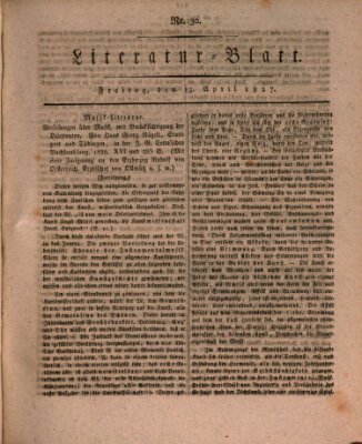 Morgenblatt für gebildete Stände. Literatur-Blatt (Morgenblatt für gebildete Stände) Freitag 13. April 1827