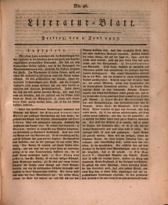 Morgenblatt für gebildete Stände. Literatur-Blatt (Morgenblatt für gebildete Stände) Freitag 8. Juni 1827