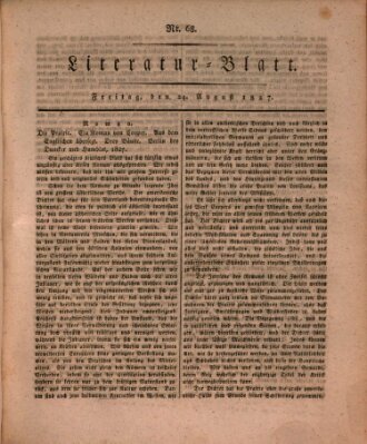 Morgenblatt für gebildete Stände. Literatur-Blatt (Morgenblatt für gebildete Stände) Freitag 24. August 1827