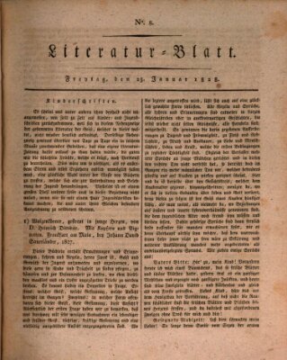 Morgenblatt für gebildete Stände. Literatur-Blatt (Morgenblatt für gebildete Stände) Freitag 25. Januar 1828