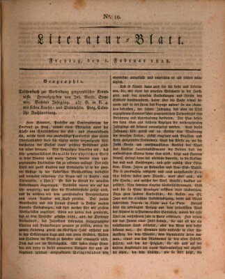 Morgenblatt für gebildete Stände. Literatur-Blatt (Morgenblatt für gebildete Stände) Freitag 1. Februar 1828