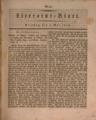 Morgenblatt für gebildete Stände. Literatur-Blatt (Morgenblatt für gebildete Stände) Dienstag 6. Mai 1828