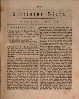 Morgenblatt für gebildete Stände. Literatur-Blatt (Morgenblatt für gebildete Stände) Dienstag 13. Mai 1828