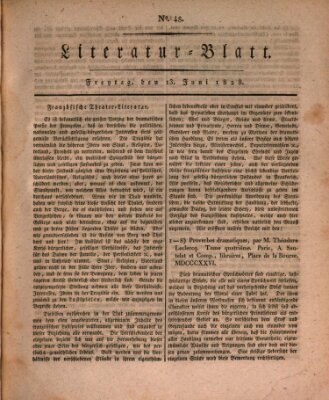 Morgenblatt für gebildete Stände. Literatur-Blatt (Morgenblatt für gebildete Stände) Freitag 13. Juni 1828