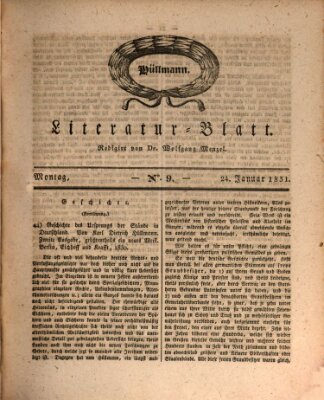 Morgenblatt für gebildete Stände. Literatur-Blatt (Morgenblatt für gebildete Stände) Montag 24. Januar 1831