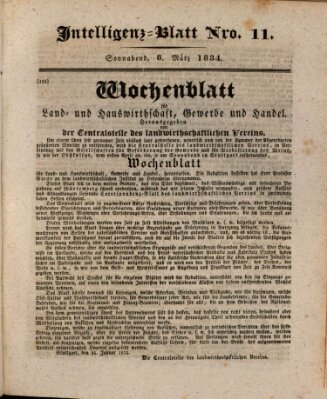 Morgenblatt für gebildete Stände. Literatur-Blatt (Morgenblatt für gebildete Stände) Samstag 8. März 1834