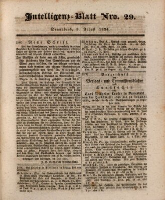 Morgenblatt für gebildete Stände. Literatur-Blatt (Morgenblatt für gebildete Stände) Samstag 9. August 1834