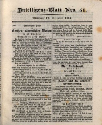 Morgenblatt für gebildete Stände. Literatur-Blatt (Morgenblatt für gebildete Stände) Mittwoch 17. Dezember 1834