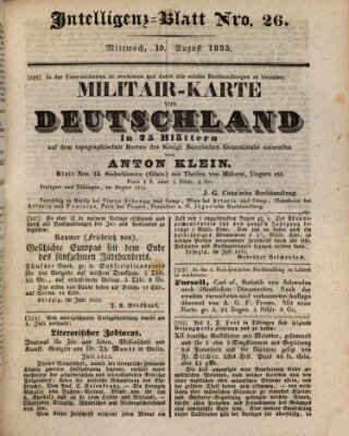 Morgenblatt für gebildete Stände. Literatur-Blatt (Morgenblatt für gebildete Stände) Mittwoch 19. August 1835