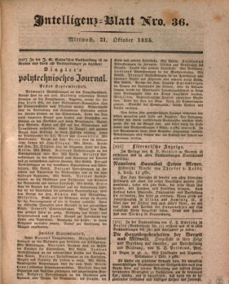 Morgenblatt für gebildete Stände. Literatur-Blatt (Morgenblatt für gebildete Stände) Mittwoch 21. Oktober 1835