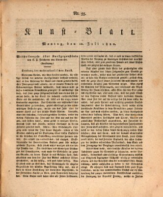 Morgenblatt für gebildete Stände. Kunst-Blatt (Morgenblatt für gebildete Stände) Montag 10. Juli 1820