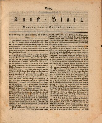 Morgenblatt für gebildete Stände. Kunst-Blatt (Morgenblatt für gebildete Stände) Montag 4. Dezember 1820