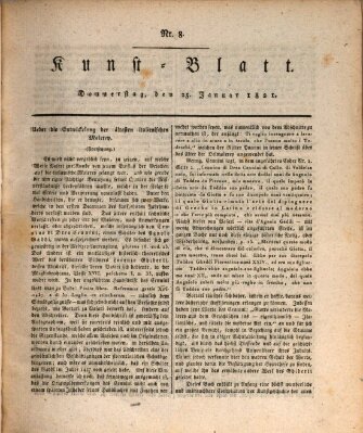 Morgenblatt für gebildete Stände. Kunst-Blatt (Morgenblatt für gebildete Stände) Donnerstag 25. Januar 1821