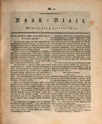 Morgenblatt für gebildete Stände. Kunst-Blatt (Morgenblatt für gebildete Stände) Montag 5. Februar 1821