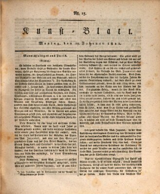 Morgenblatt für gebildete Stände. Kunst-Blatt (Morgenblatt für gebildete Stände) Montag 19. Februar 1821