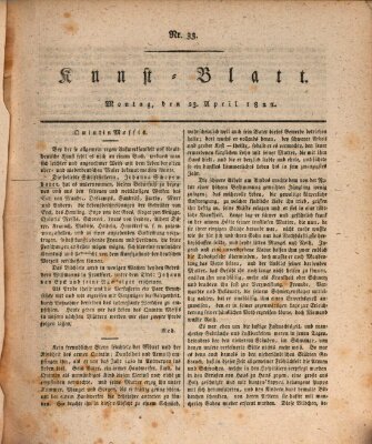 Morgenblatt für gebildete Stände. Kunst-Blatt (Morgenblatt für gebildete Stände) Montag 23. April 1821