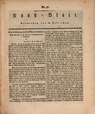 Morgenblatt für gebildete Stände. Kunst-Blatt (Morgenblatt für gebildete Stände) Donnerstag 12. Juli 1821