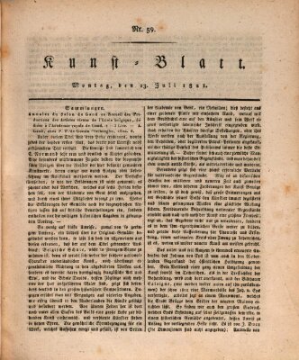 Morgenblatt für gebildete Stände. Kunst-Blatt (Morgenblatt für gebildete Stände) Montag 23. Juli 1821