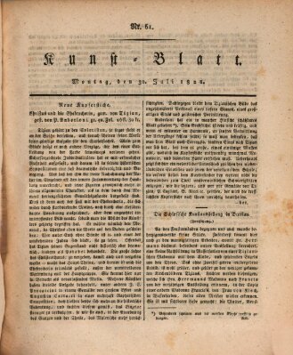 Morgenblatt für gebildete Stände. Kunst-Blatt (Morgenblatt für gebildete Stände) Montag 30. Juli 1821