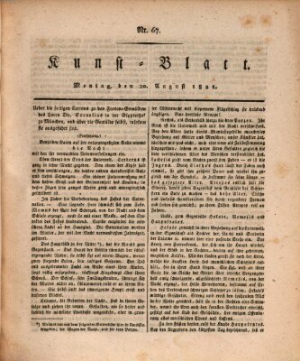 Morgenblatt für gebildete Stände. Kunst-Blatt (Morgenblatt für gebildete Stände) Montag 20. August 1821