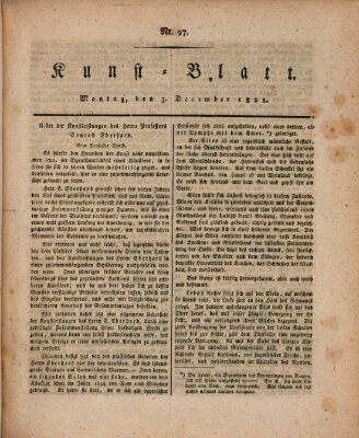 Morgenblatt für gebildete Stände. Kunst-Blatt (Morgenblatt für gebildete Stände) Montag 3. Dezember 1821