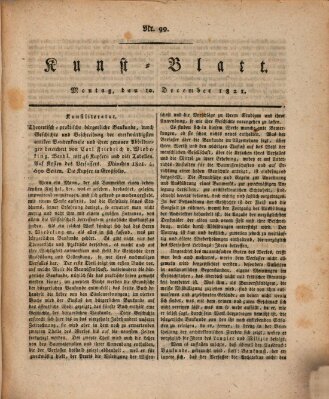 Morgenblatt für gebildete Stände. Kunst-Blatt (Morgenblatt für gebildete Stände) Montag 10. Dezember 1821