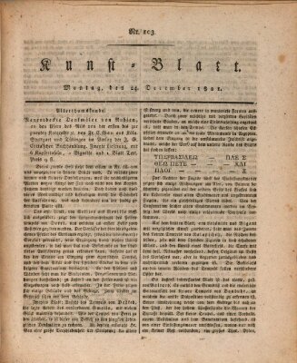 Morgenblatt für gebildete Stände. Kunst-Blatt (Morgenblatt für gebildete Stände) Montag 24. Dezember 1821