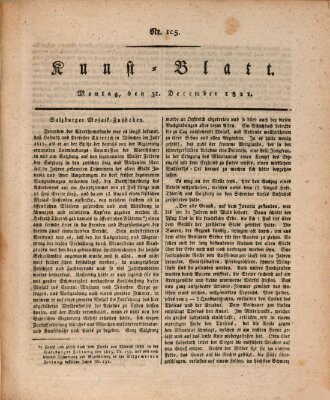 Morgenblatt für gebildete Stände. Kunst-Blatt (Morgenblatt für gebildete Stände) Montag 31. Dezember 1821