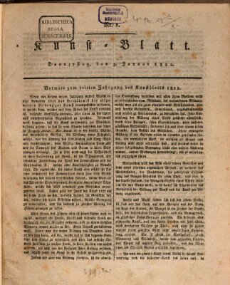 Morgenblatt für gebildete Stände. Kunst-Blatt (Morgenblatt für gebildete Stände) Donnerstag 3. Januar 1822