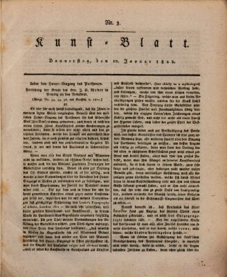 Morgenblatt für gebildete Stände. Kunst-Blatt (Morgenblatt für gebildete Stände) Donnerstag 10. Januar 1822