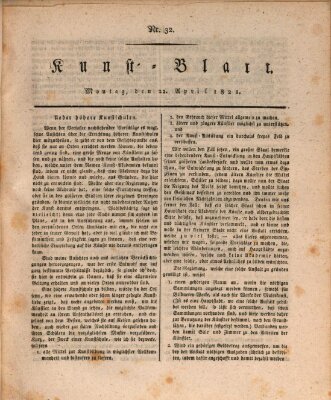 Morgenblatt für gebildete Stände. Kunst-Blatt (Morgenblatt für gebildete Stände) Montag 22. April 1822