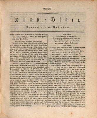 Morgenblatt für gebildete Stände. Kunst-Blatt (Morgenblatt für gebildete Stände) Montag 20. Mai 1822