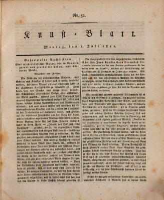 Morgenblatt für gebildete Stände. Kunst-Blatt (Morgenblatt für gebildete Stände) Montag 1. Juli 1822