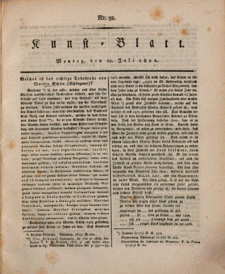 Morgenblatt für gebildete Stände. Kunst-Blatt (Morgenblatt für gebildete Stände) Montag 22. Juli 1822