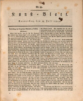 Morgenblatt für gebildete Stände. Kunst-Blatt (Morgenblatt für gebildete Stände) Donnerstag 25. Juli 1822