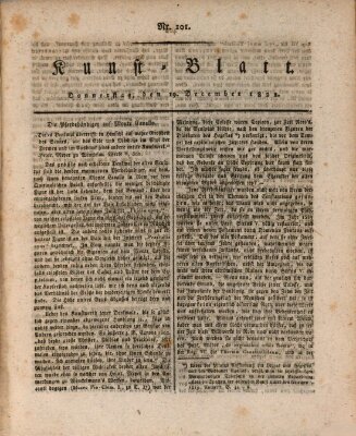 Morgenblatt für gebildete Stände. Kunst-Blatt (Morgenblatt für gebildete Stände) Donnerstag 19. Dezember 1822