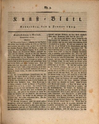 Morgenblatt für gebildete Stände. Kunst-Blatt (Morgenblatt für gebildete Stände) Donnerstag 9. Januar 1823