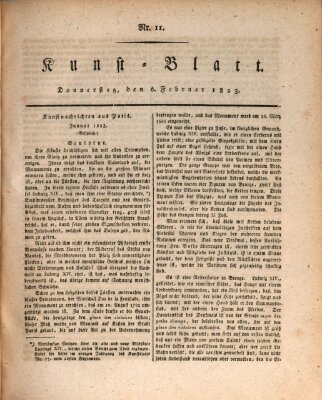 Morgenblatt für gebildete Stände. Kunst-Blatt (Morgenblatt für gebildete Stände) Donnerstag 6. Februar 1823