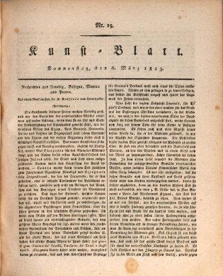 Morgenblatt für gebildete Stände. Kunst-Blatt (Morgenblatt für gebildete Stände) Donnerstag 6. März 1823